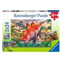 Ravensburger Puzzle 2x24 db - Vadállatok