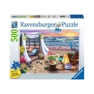 Ravensburger Puzzle 500 db - Tengerparti pihenés