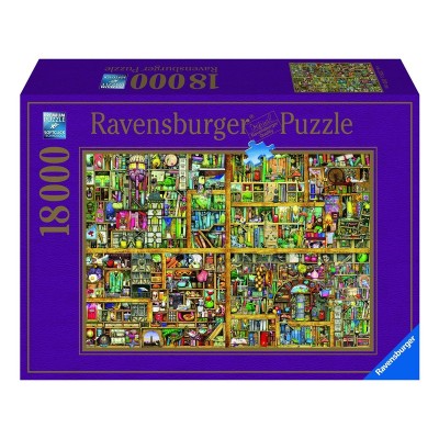 Ravensburger: Puzzle 18 000 db - Varázslatos könyves szekrény