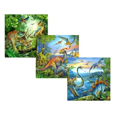 Ravensburger: Dinoszauruszok 3 x 49 darabos puzzle