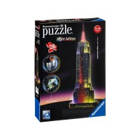 Ravensburger: Empire State Building 216 darabos 3D LED puzzle