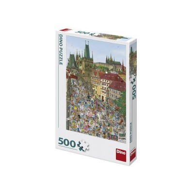 Dino Puzzle 500 db - Lőportorony Prága