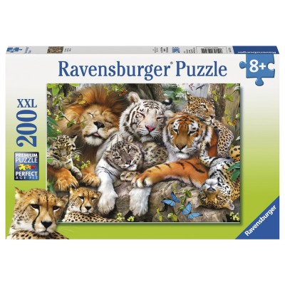 Ravensburger: Puzzle 200 db - Nagymacskák