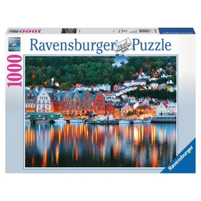 Ravensburger: Puzzle 1000 db - Bergen, Norvégia