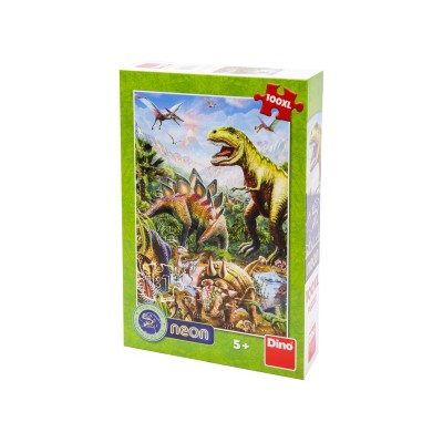 Dino Puzzle 100 db XL - Dínók világa