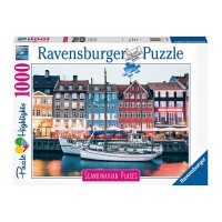 Puzzle 1000 db - Koppenhága, Dánia