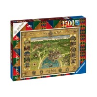 Puzzle 1500 db - Roxfort térképe