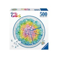 Ravensburger Puzzle kör 500 db - Szivárvány torta