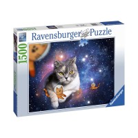 Ravensburger Puzzle 1500 db - Macskák az űrben